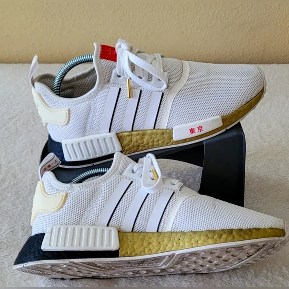 Adidas NMD R1 United By Sneakers Tokyo Gold Men s Size 8. Rare Find
